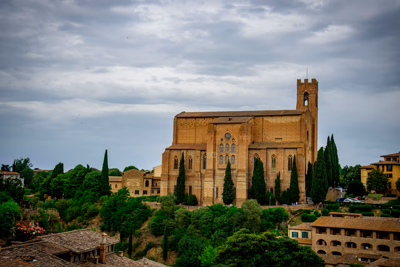 Basilica of saint dominic in Siena