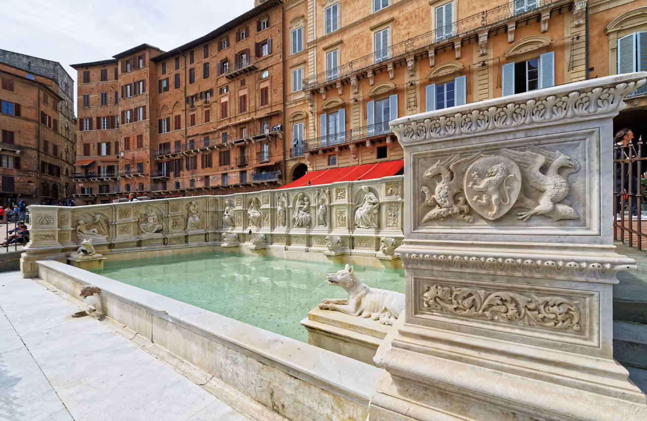 Fountain of joy in Siena