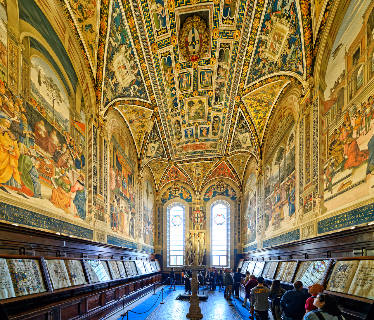 Piccolomini library in Siena