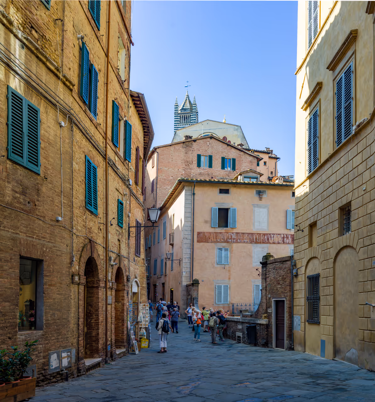 Diacceto street in Siena