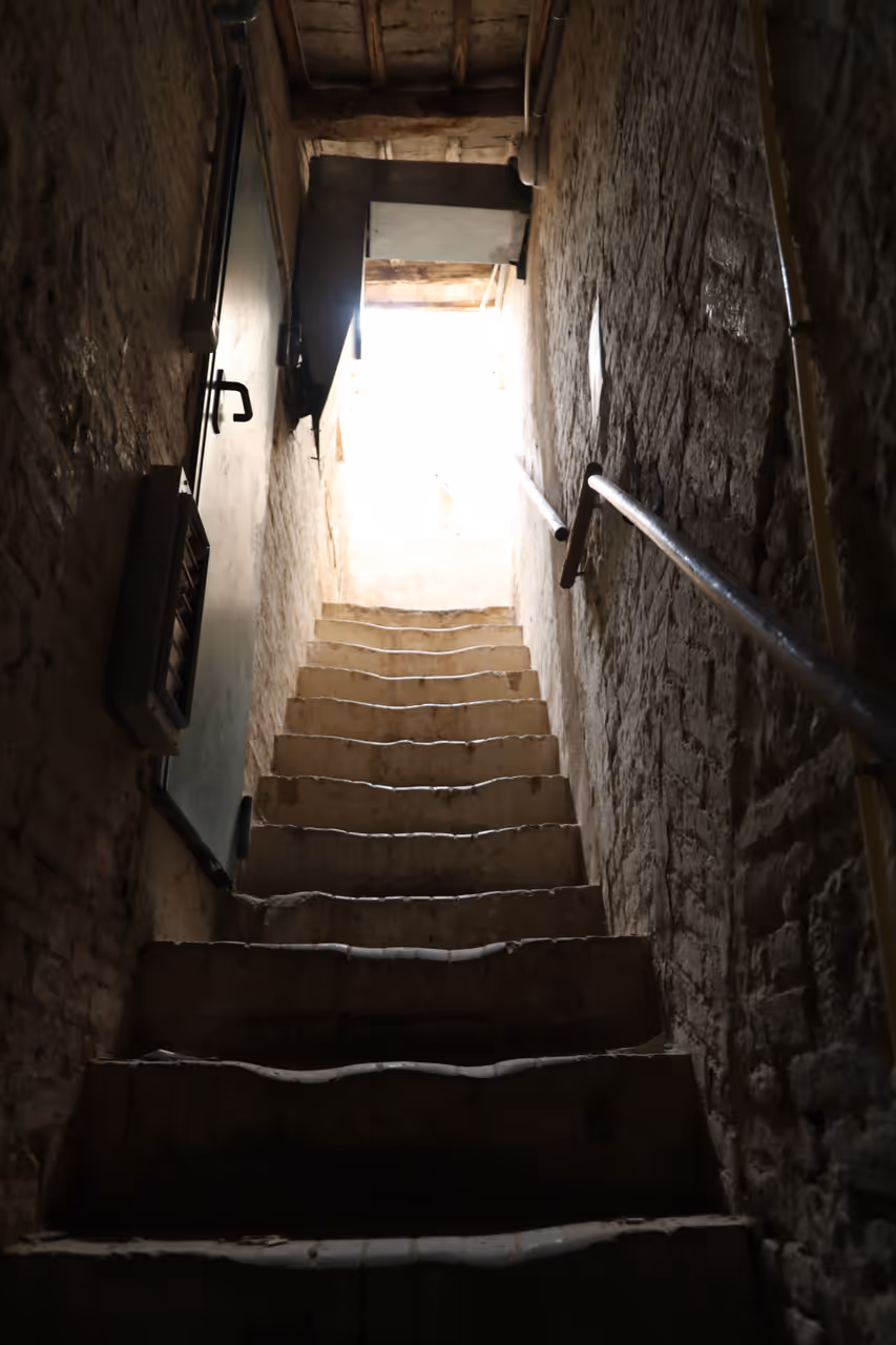 Servi church steps in Siena