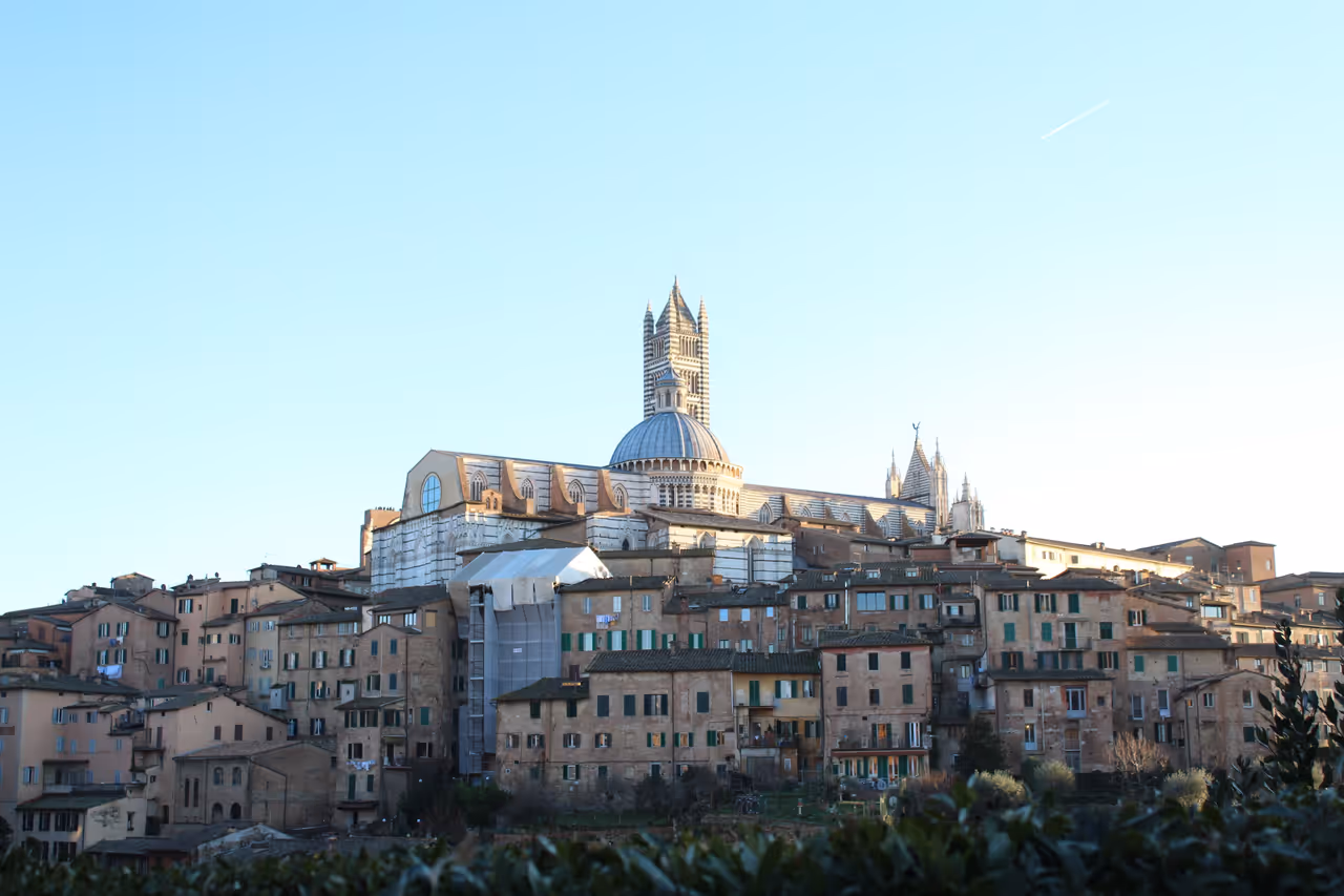 Camporegio terrace in Siena