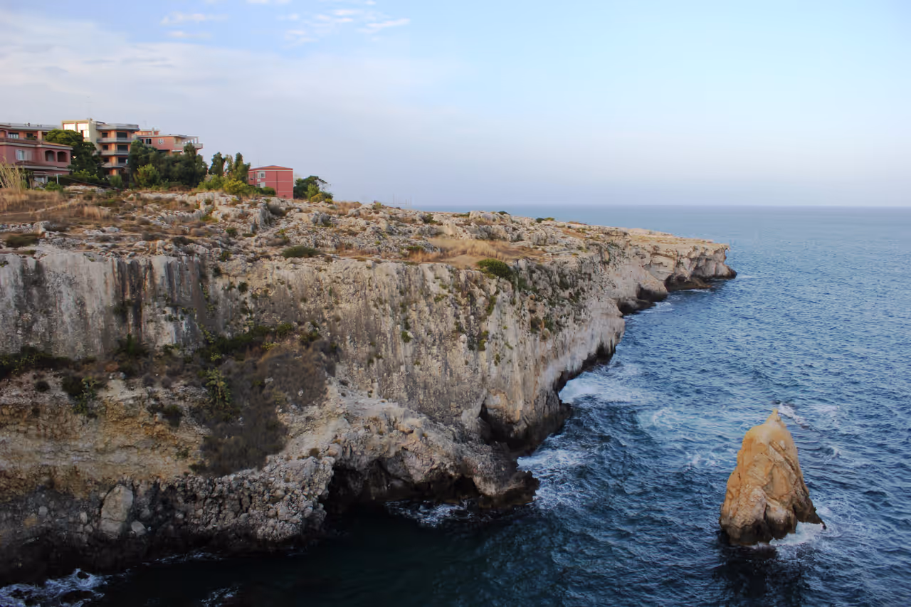 Cycling the rossana maiorca path in Syracuse