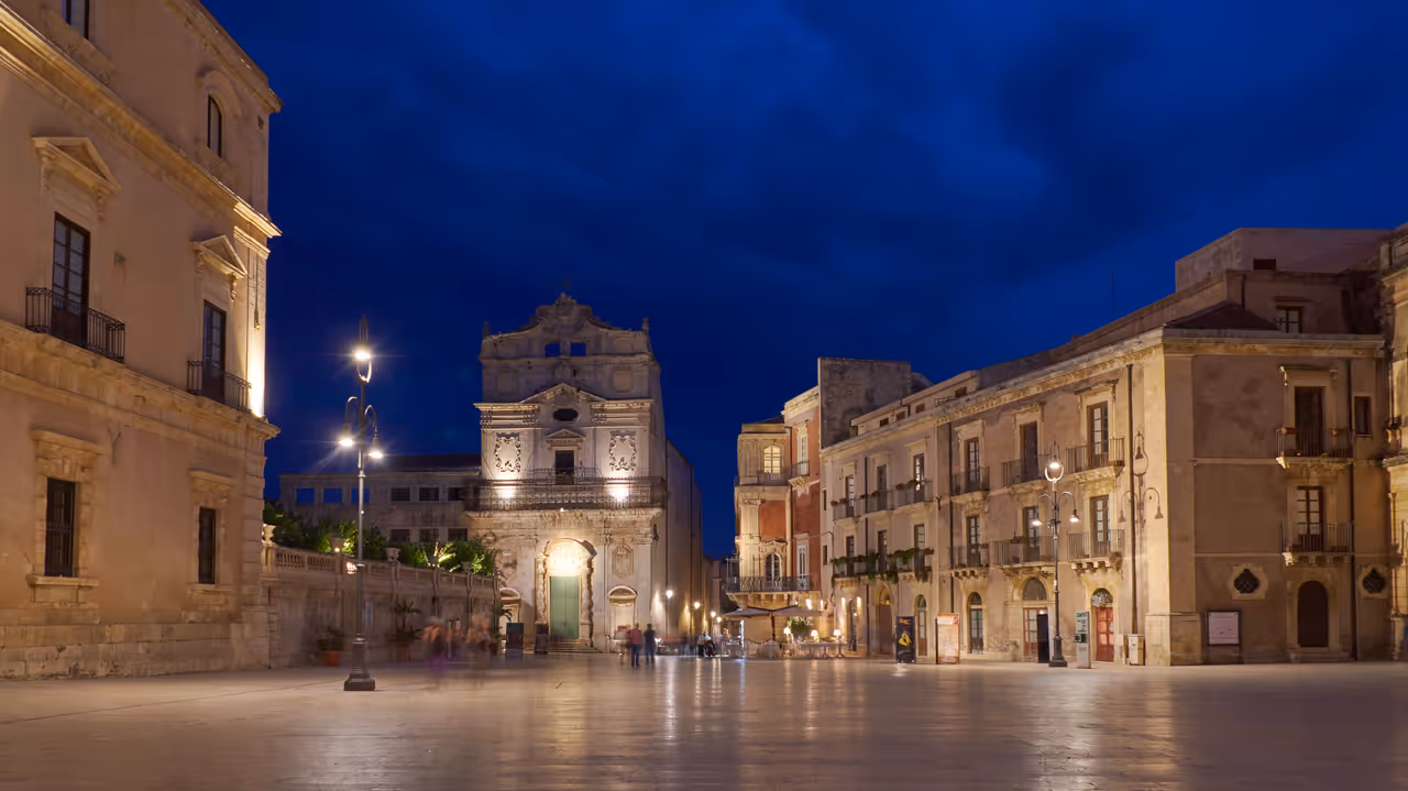 Church of santa lucia alla badia in Syracuse