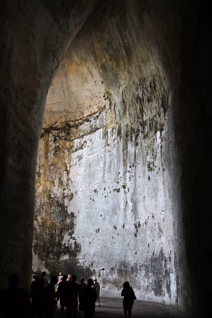 Ear of dionysius in Syracuse