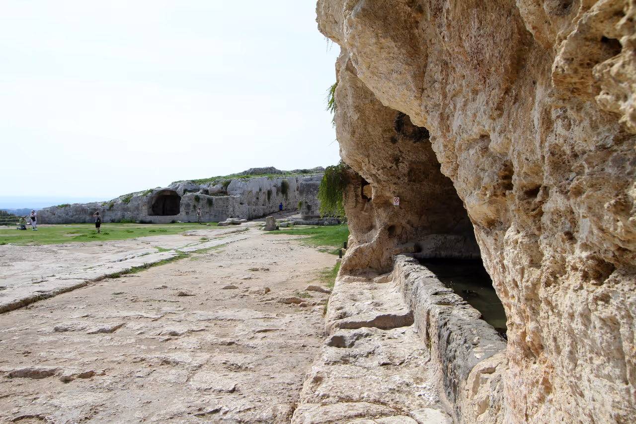 Greek theatre of in Syracuse