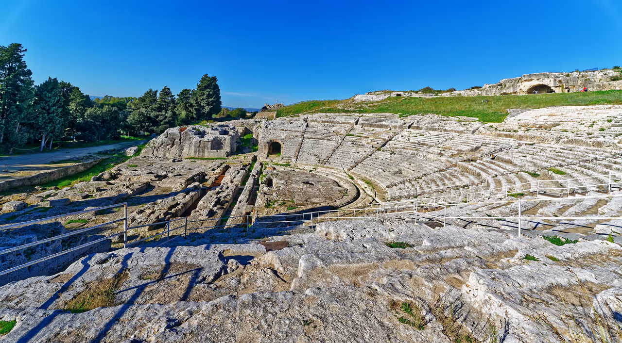 Greek theatre of in Syracuse