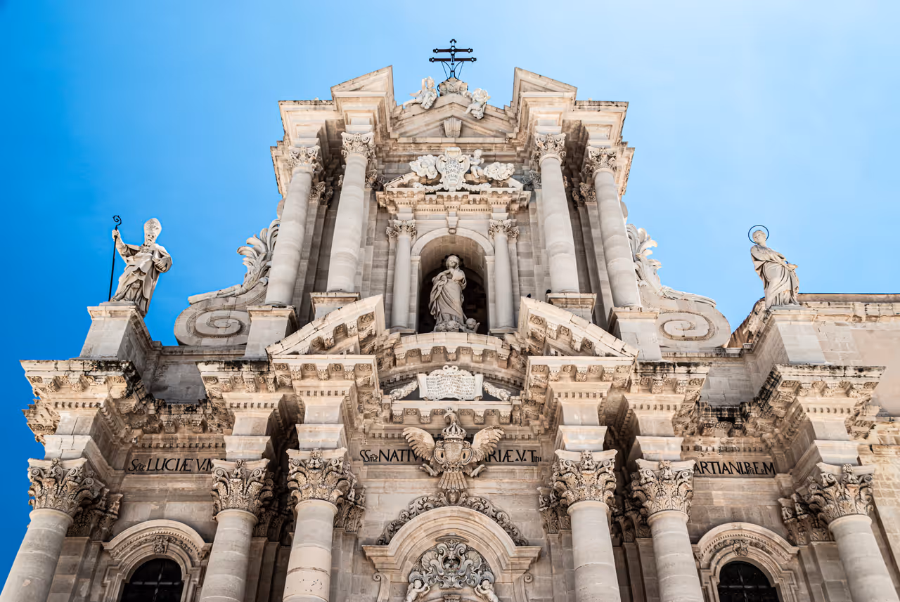 Facade of the Cathedral of Syracuse