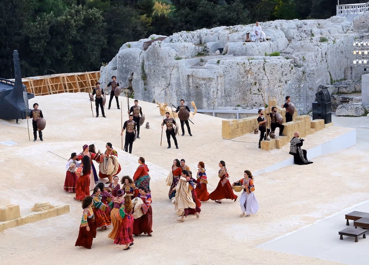 Classical greek theatre festival festival in Syracuse