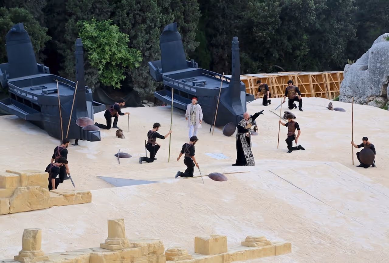 Classical greek theatre festival festival in Syracuse