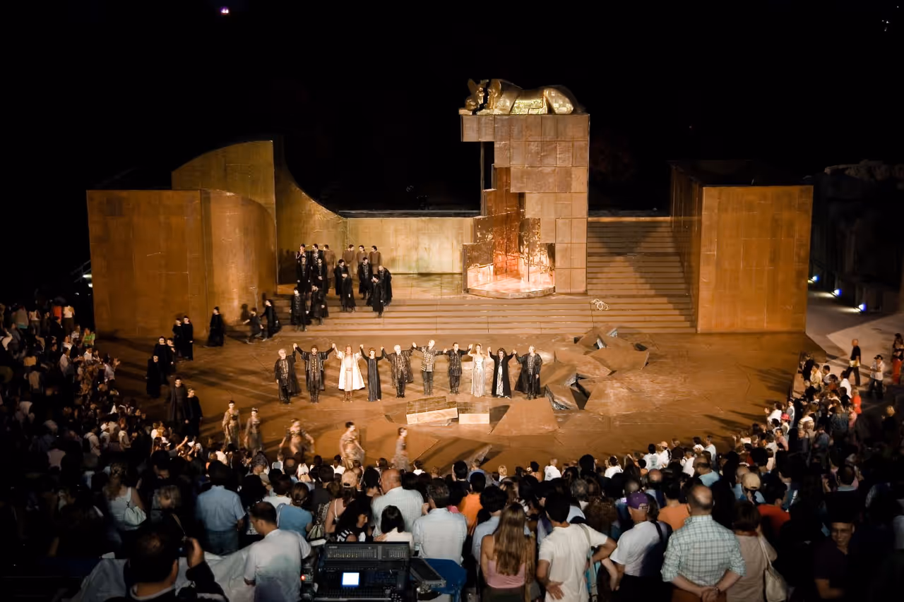 Classical greek theatre festival festival in Syracuse