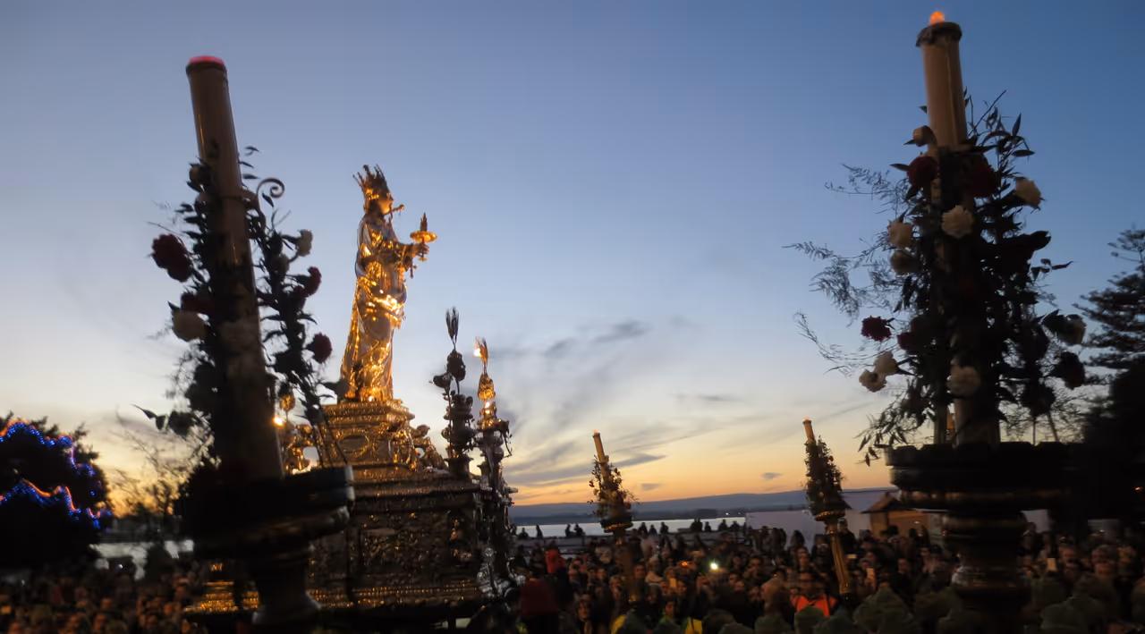 Feast of saint lucy festival in Syracuse