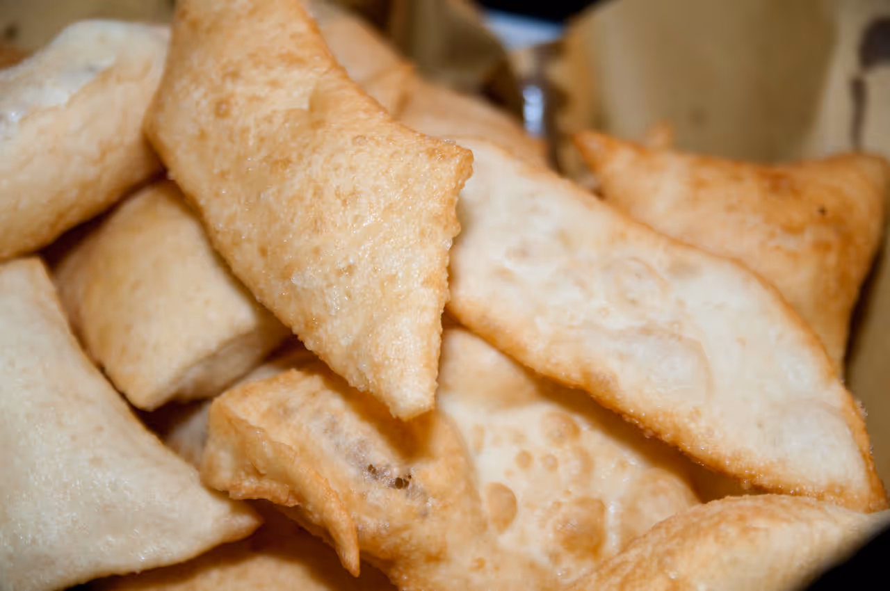Fried pasta style food in Syracuse