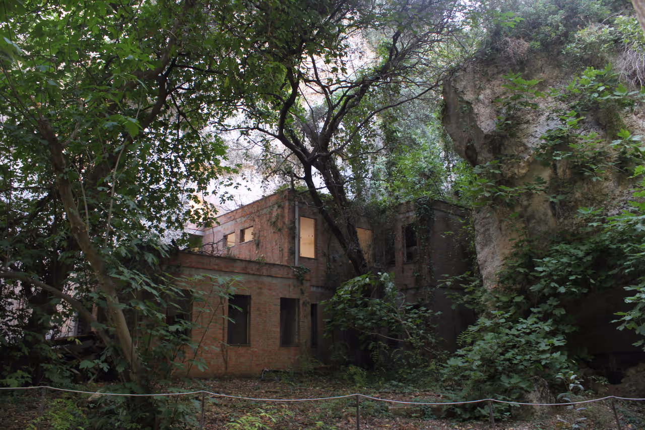 Capuchin quarry gardens in Syracuse