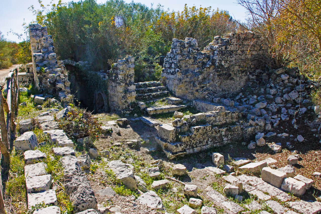 Villa landolina park in Syracuse