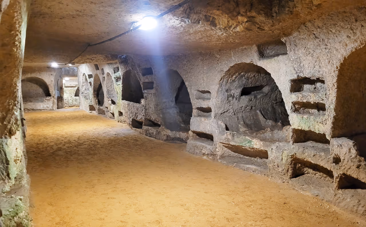 Catacombs of san giovanni in Syracuse