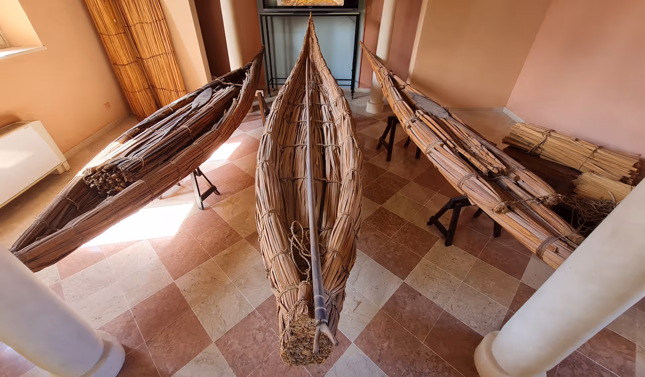 Papyrus museum in Syracuse