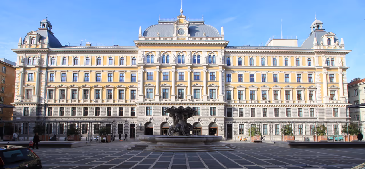 Post office palace in Trieste