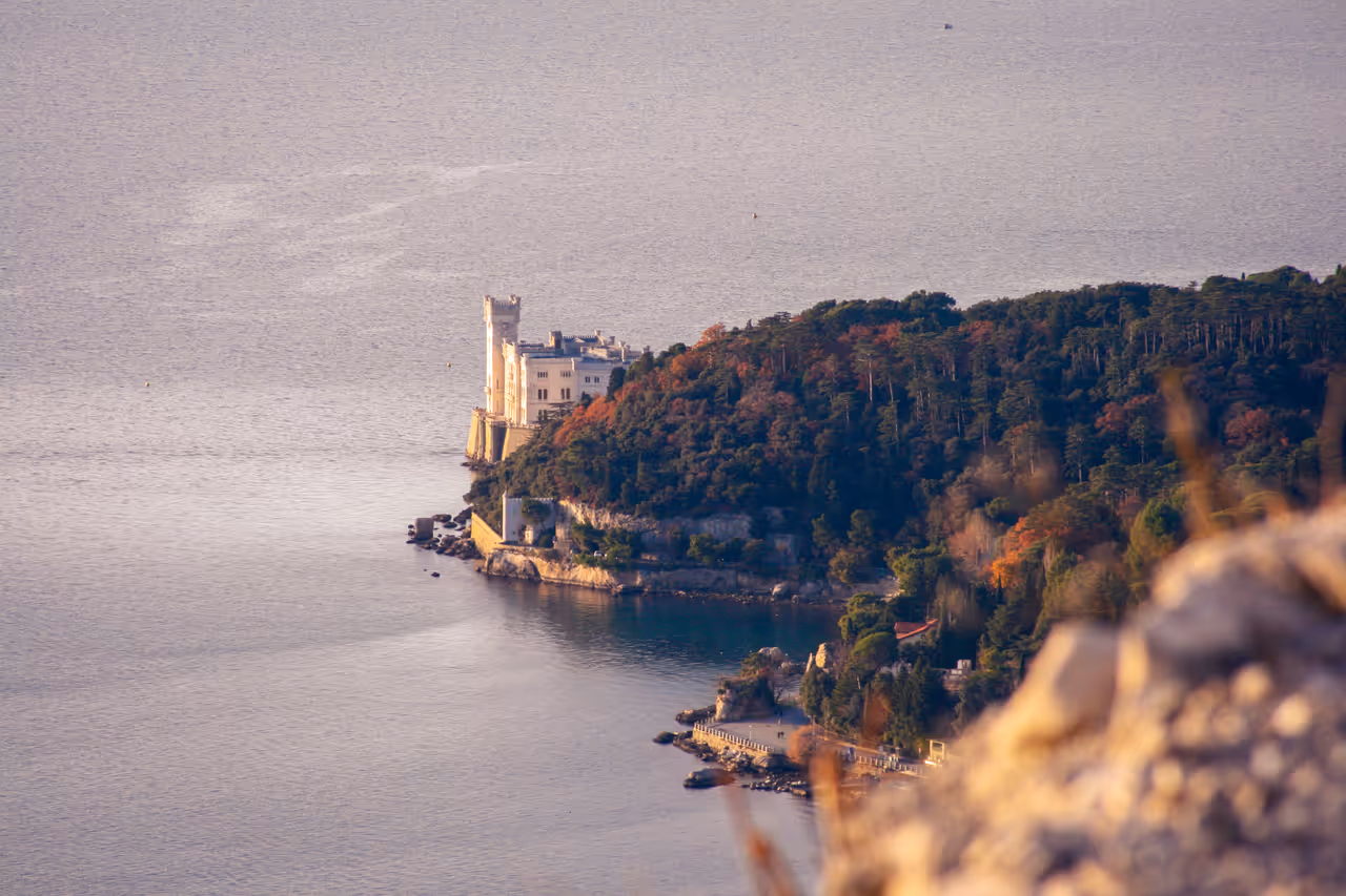Miramare castle in Trieste