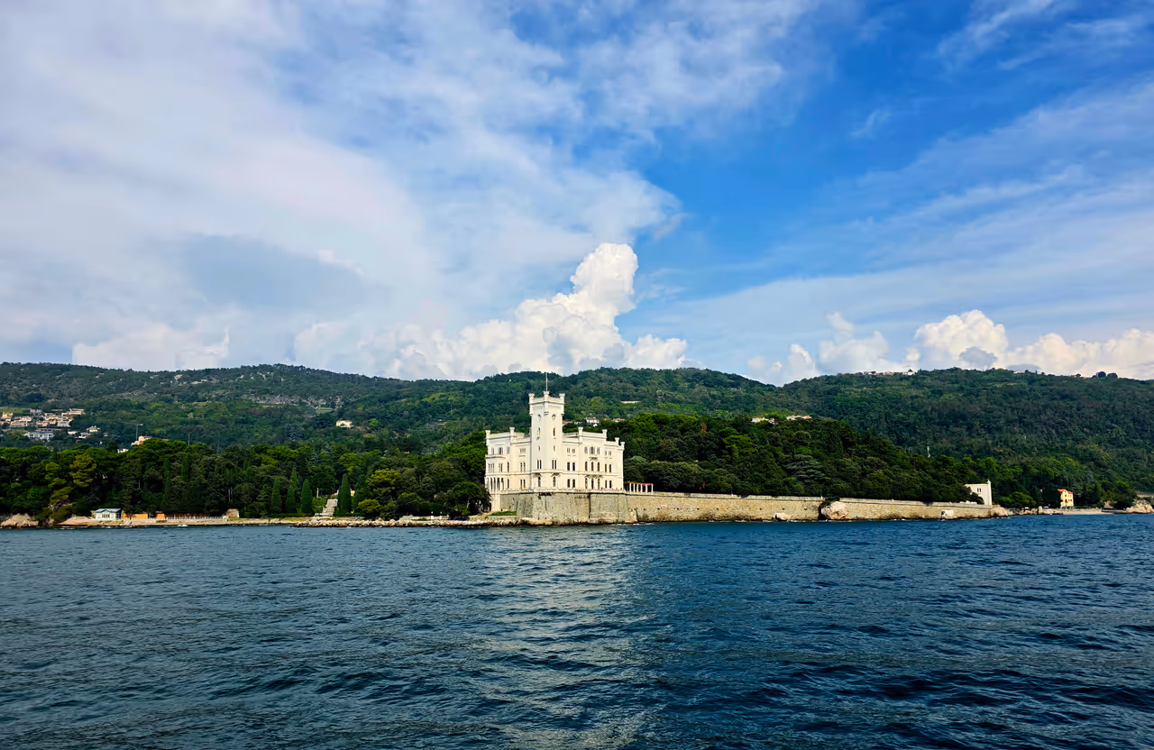 Miramare castle in Trieste