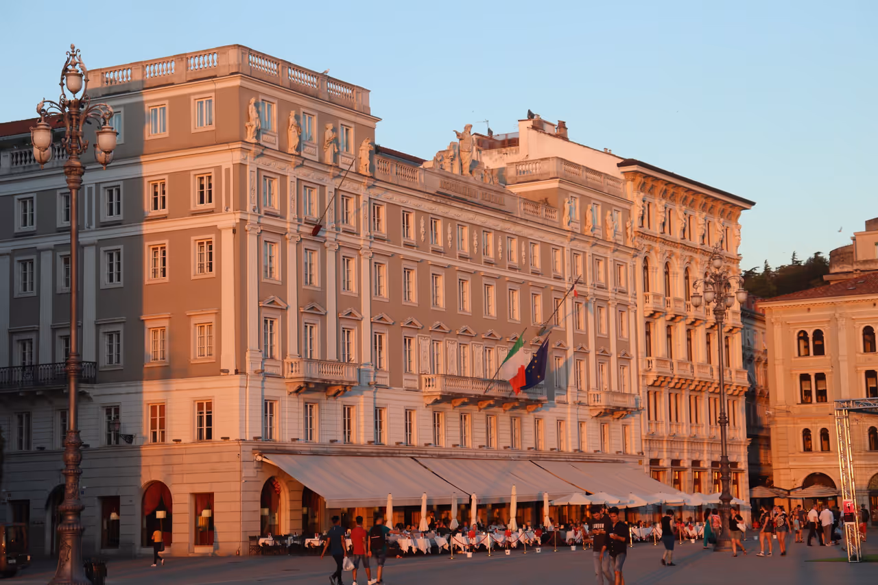 Piazza unità d'italia in Trieste
