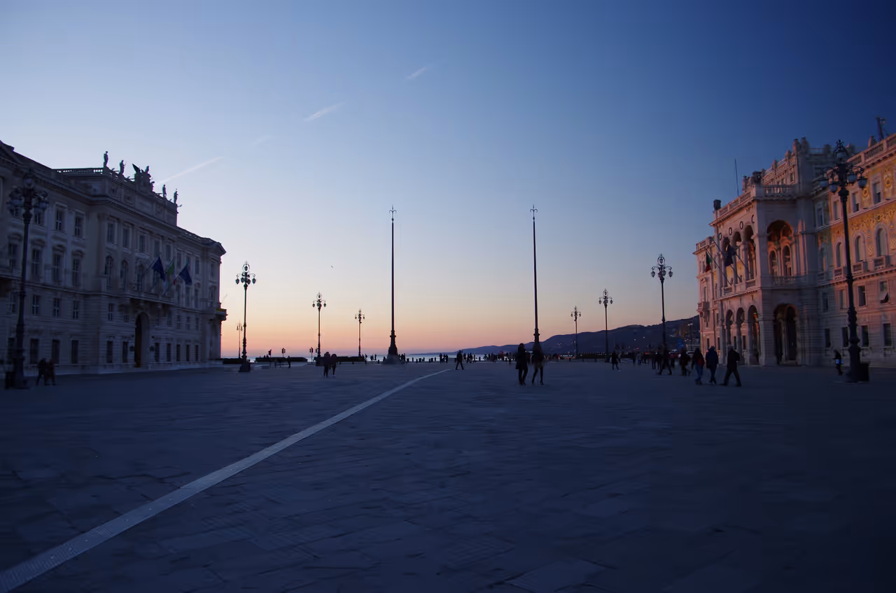 Piazza unità d'italia in Trieste