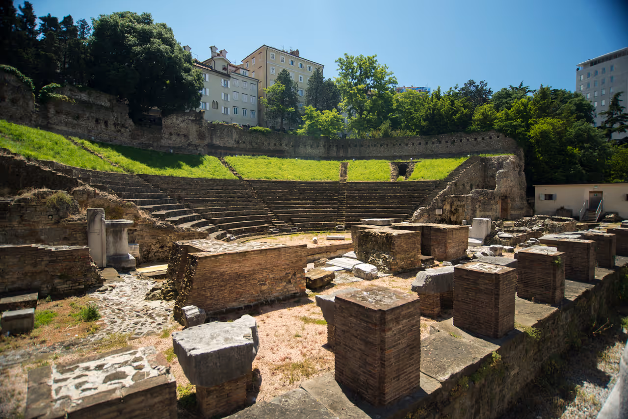 Roman theatre of in Trieste