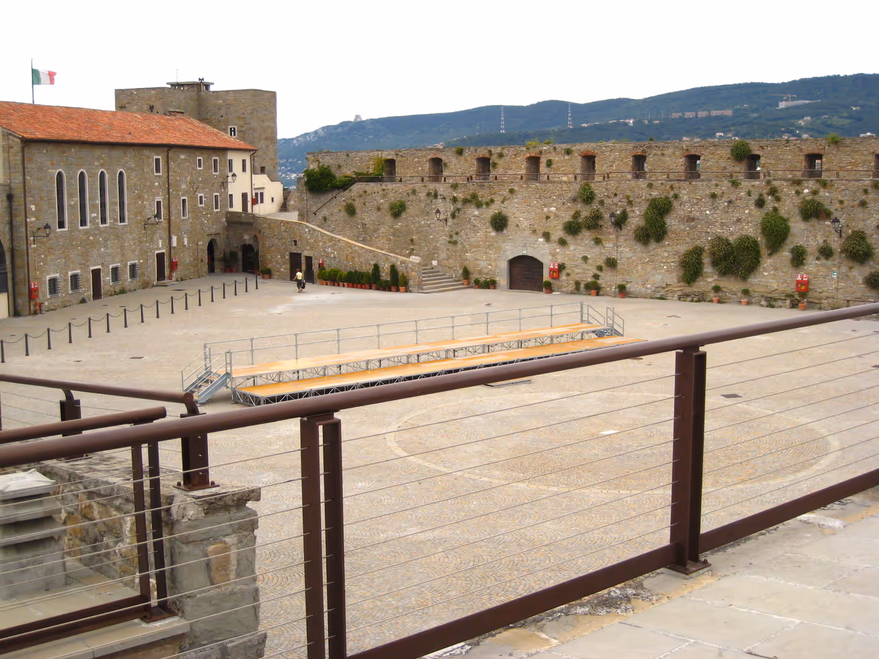 San giusto castle in Trieste