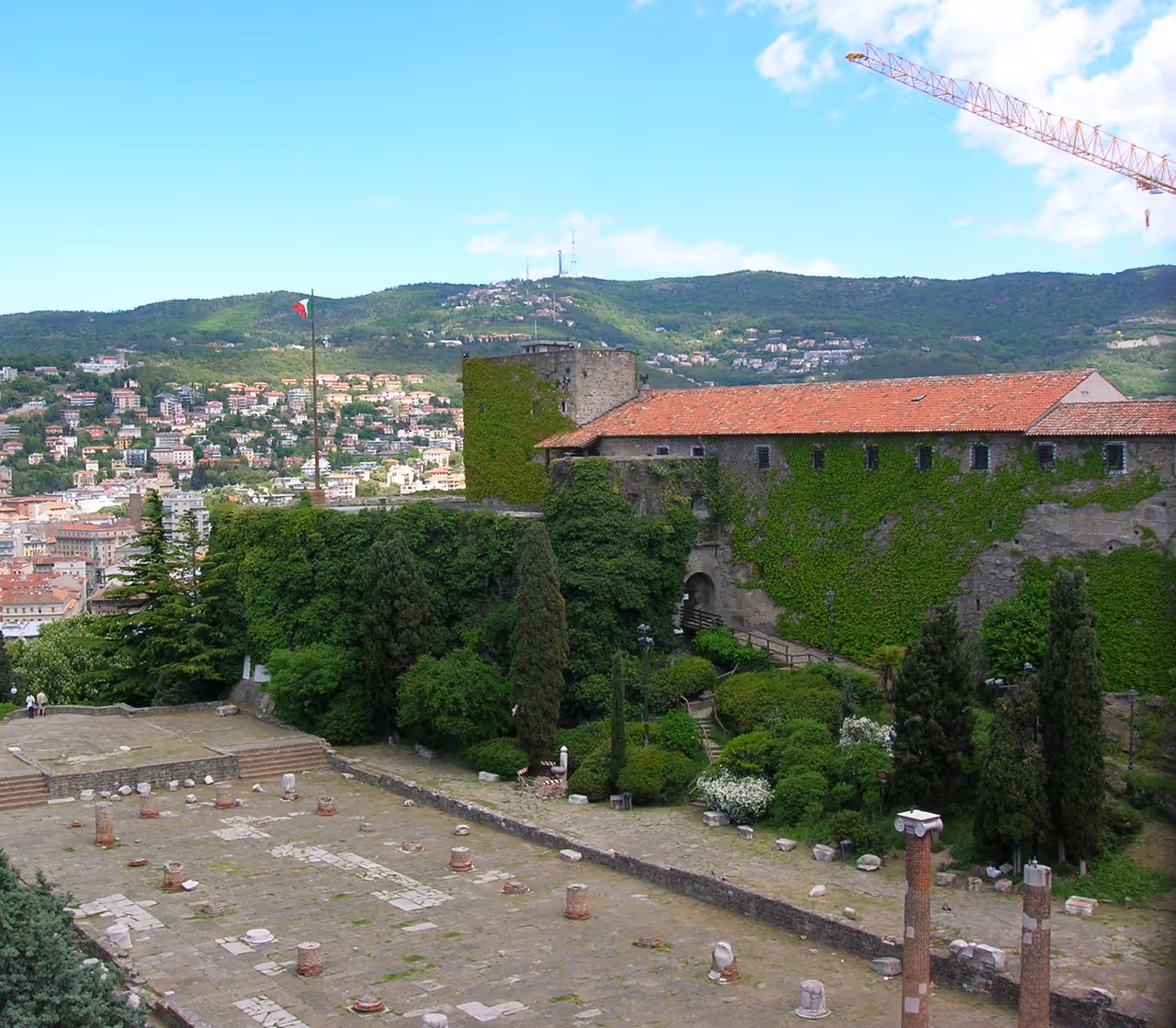 San giusto castle in Trieste