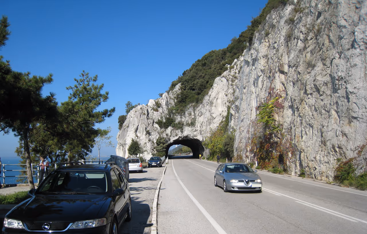 Trieste coastal road