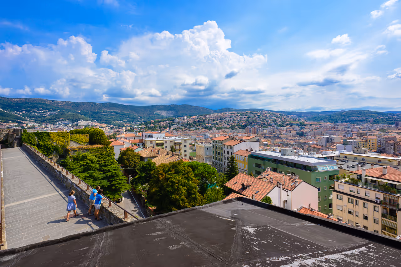 Trieste from the rooftop