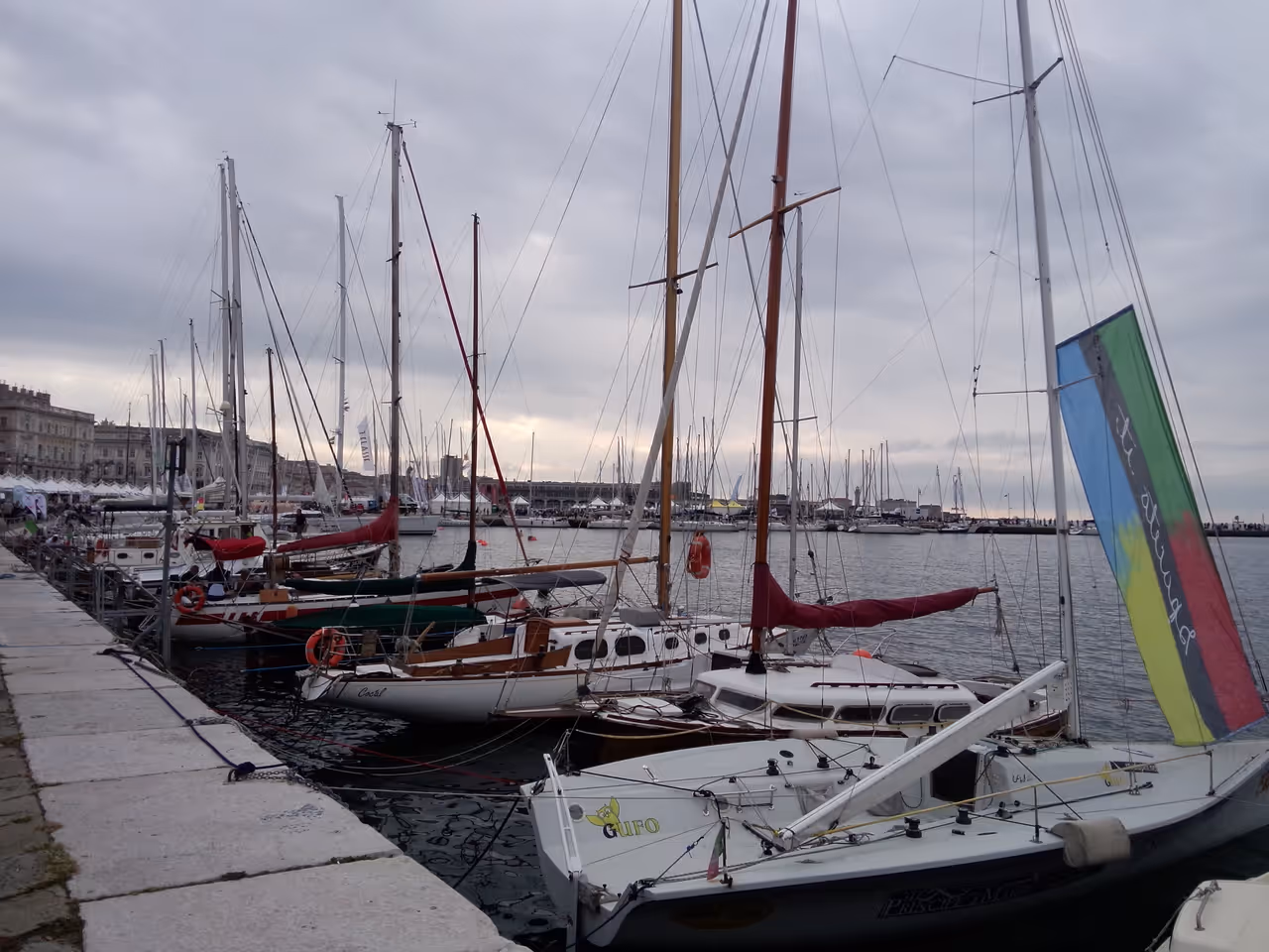 Barcolana regatta festival in Trieste