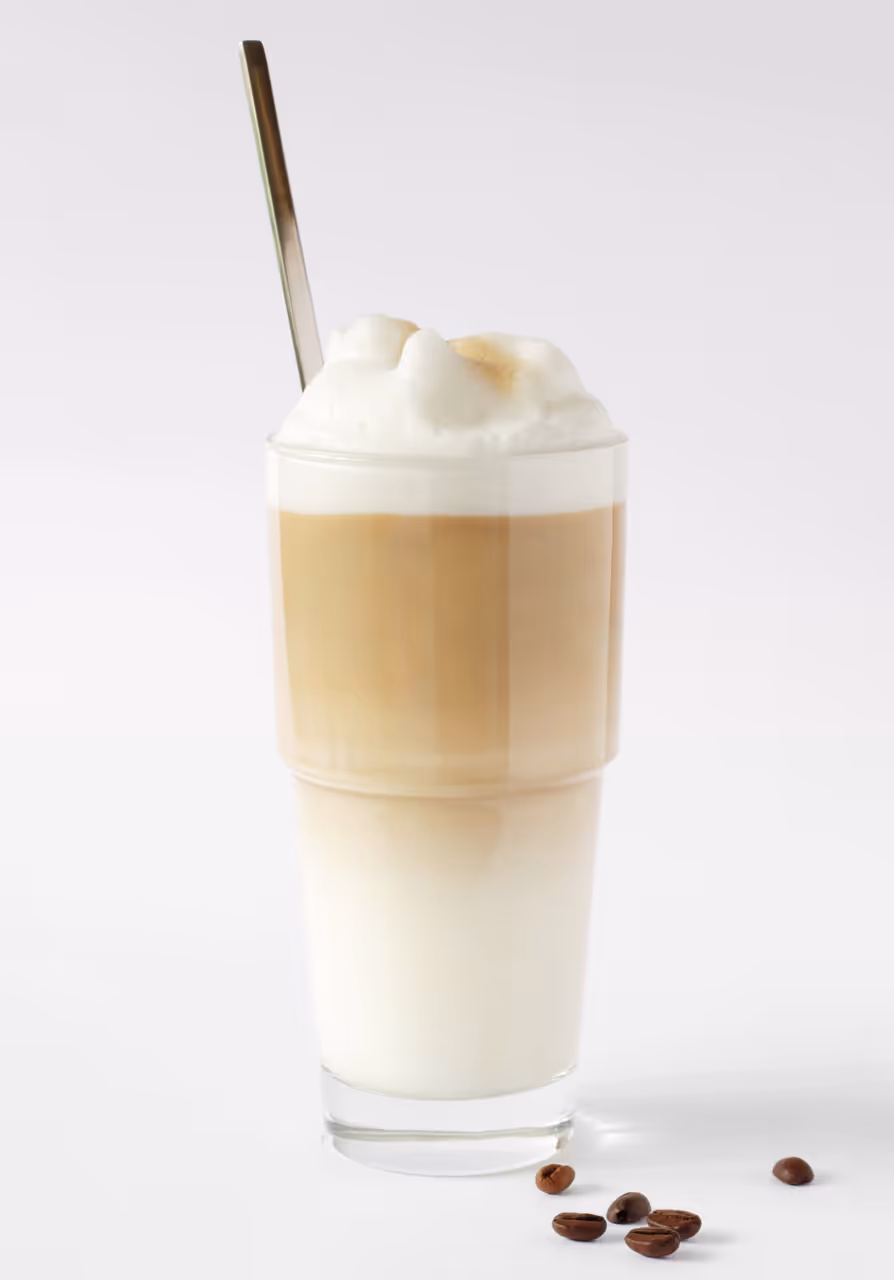 Macchiato in a glass food in Trieste
