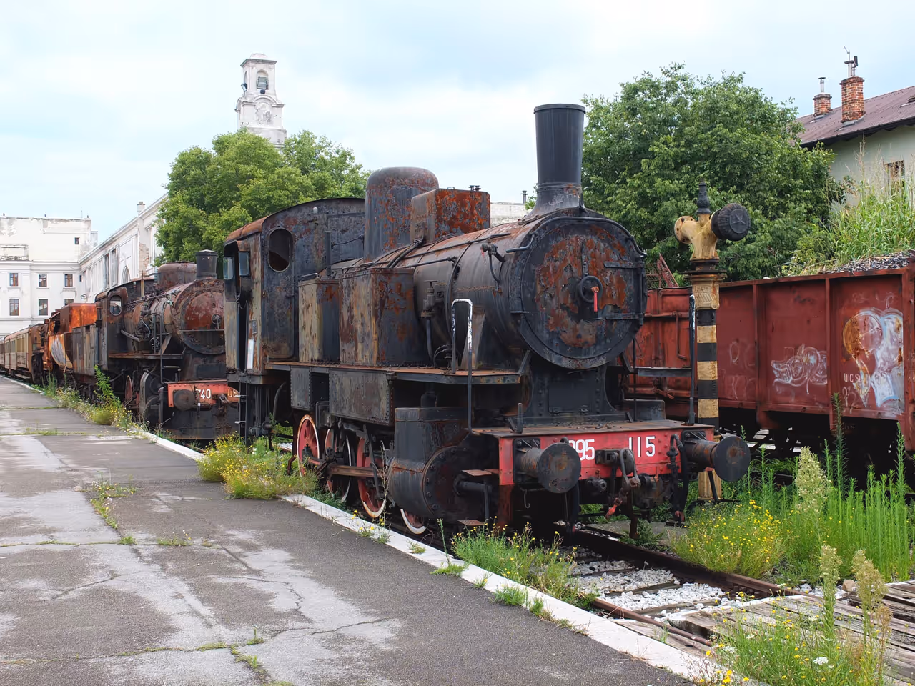 Campo marzio railway museum in Trieste