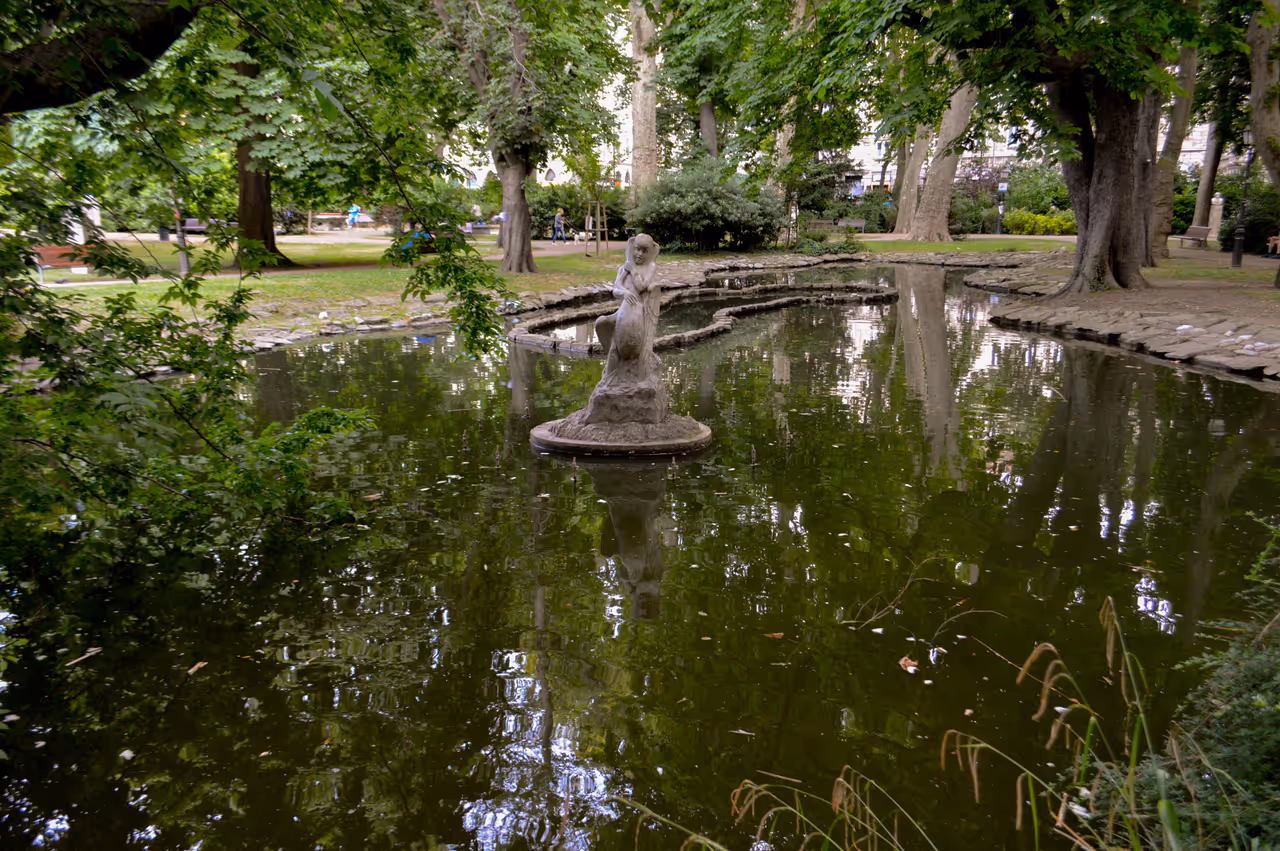 Tommasini public garden in Trieste