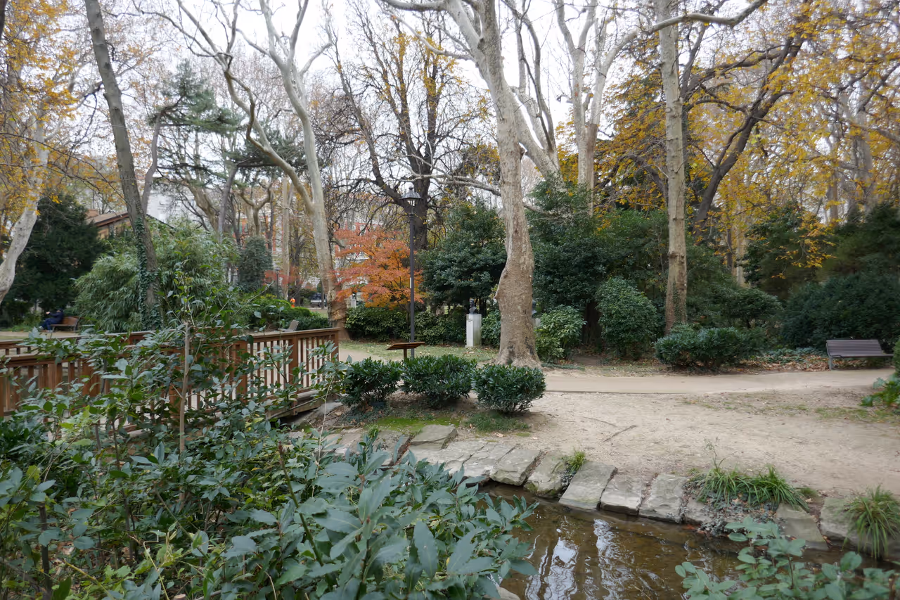 Tommasini public garden in Trieste