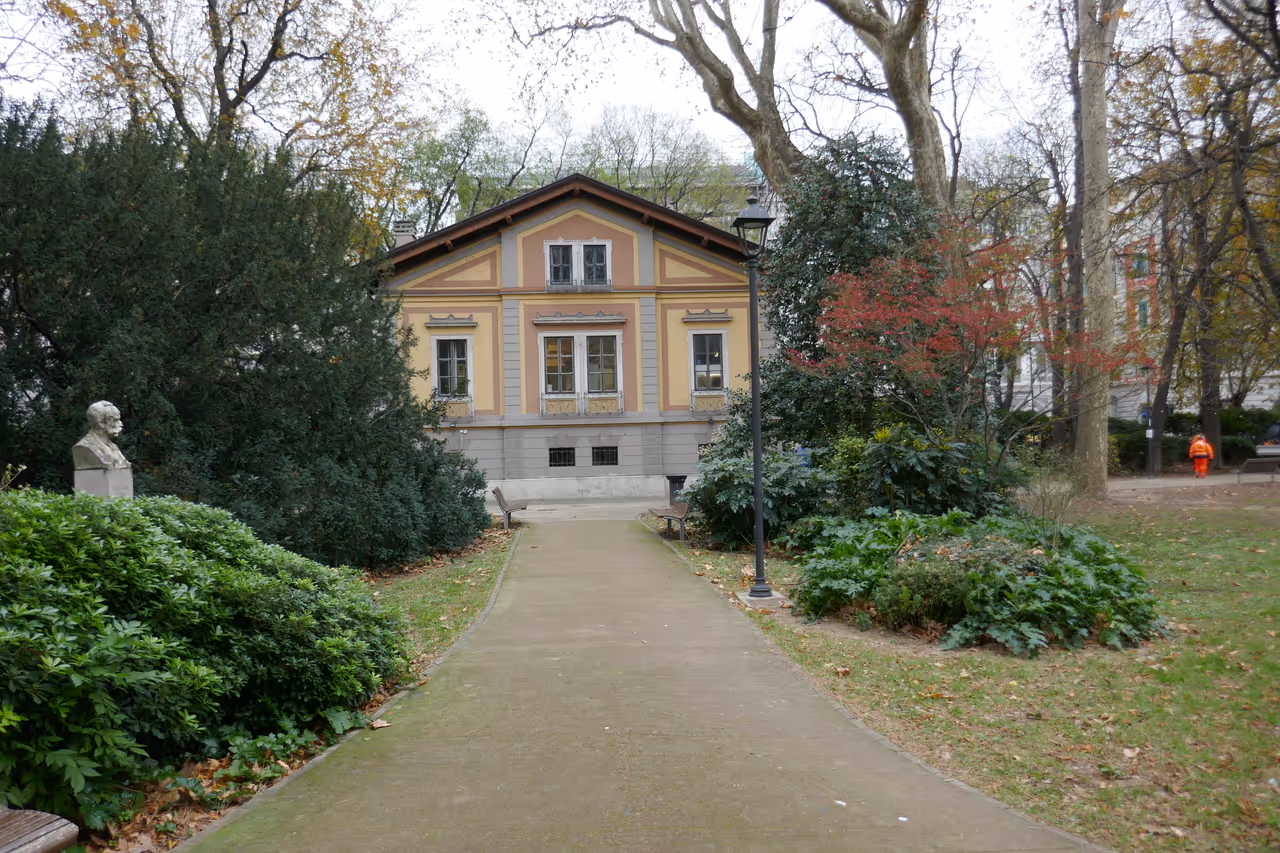 Tommasini public garden in Trieste