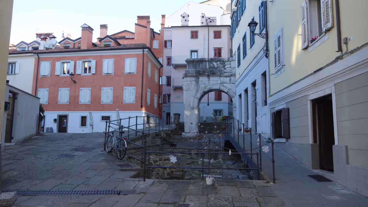 The old town in Trieste