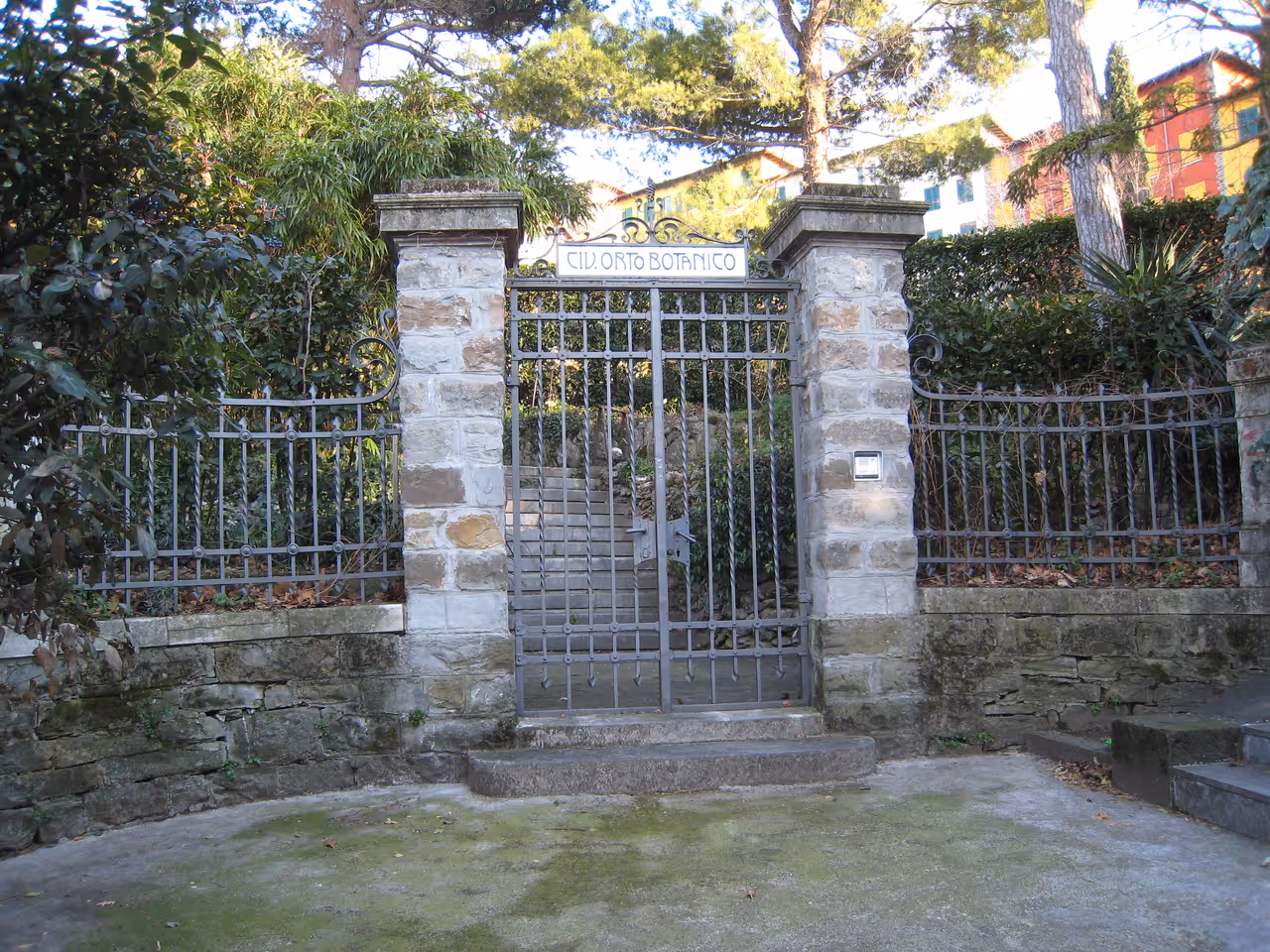 Civic botanical garden of in Trieste