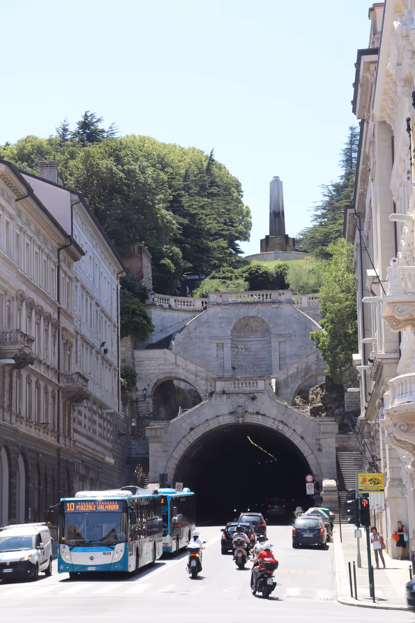 Stairway of the giants in Trieste