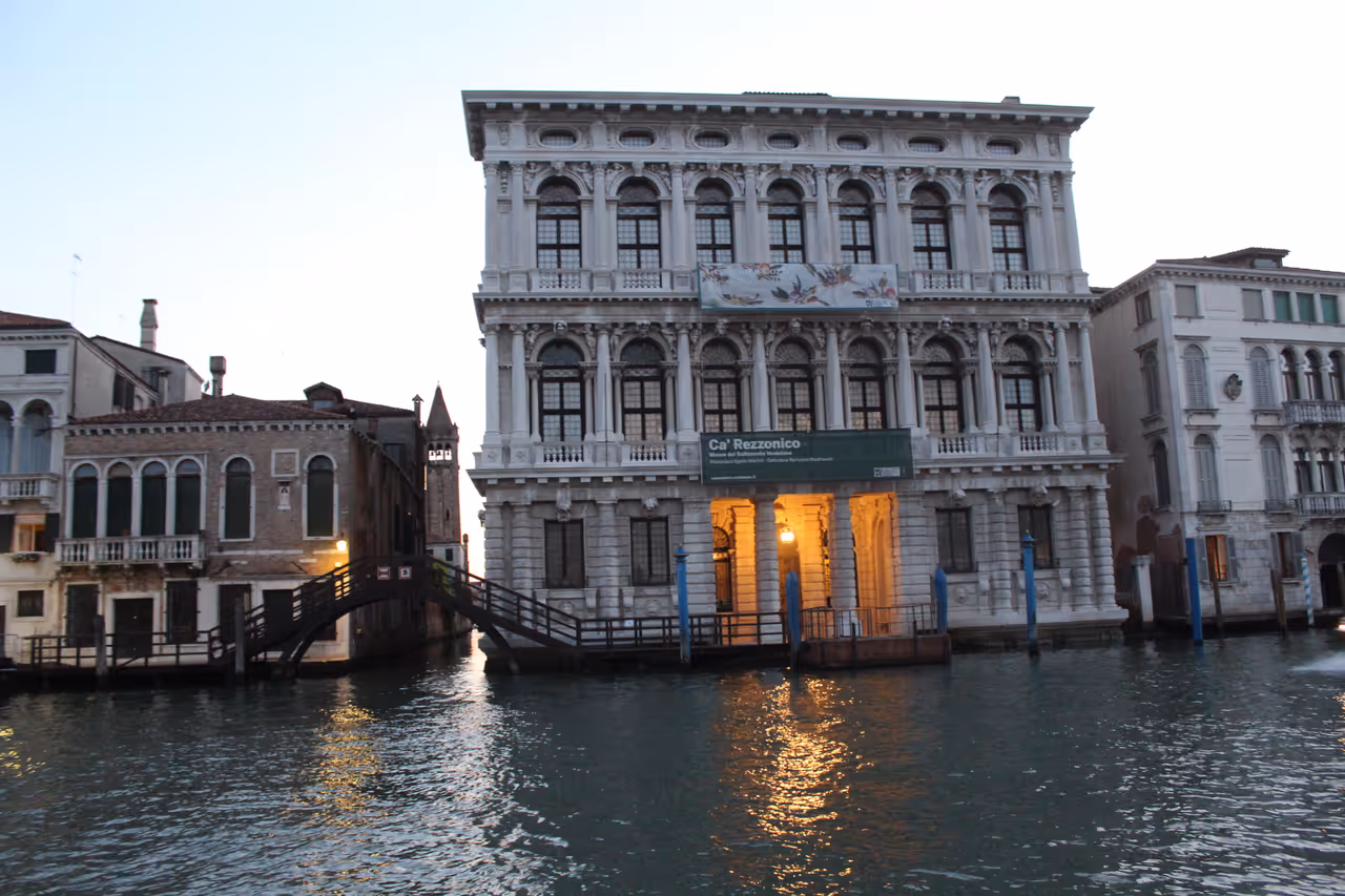 Rezzonico palace in Venice