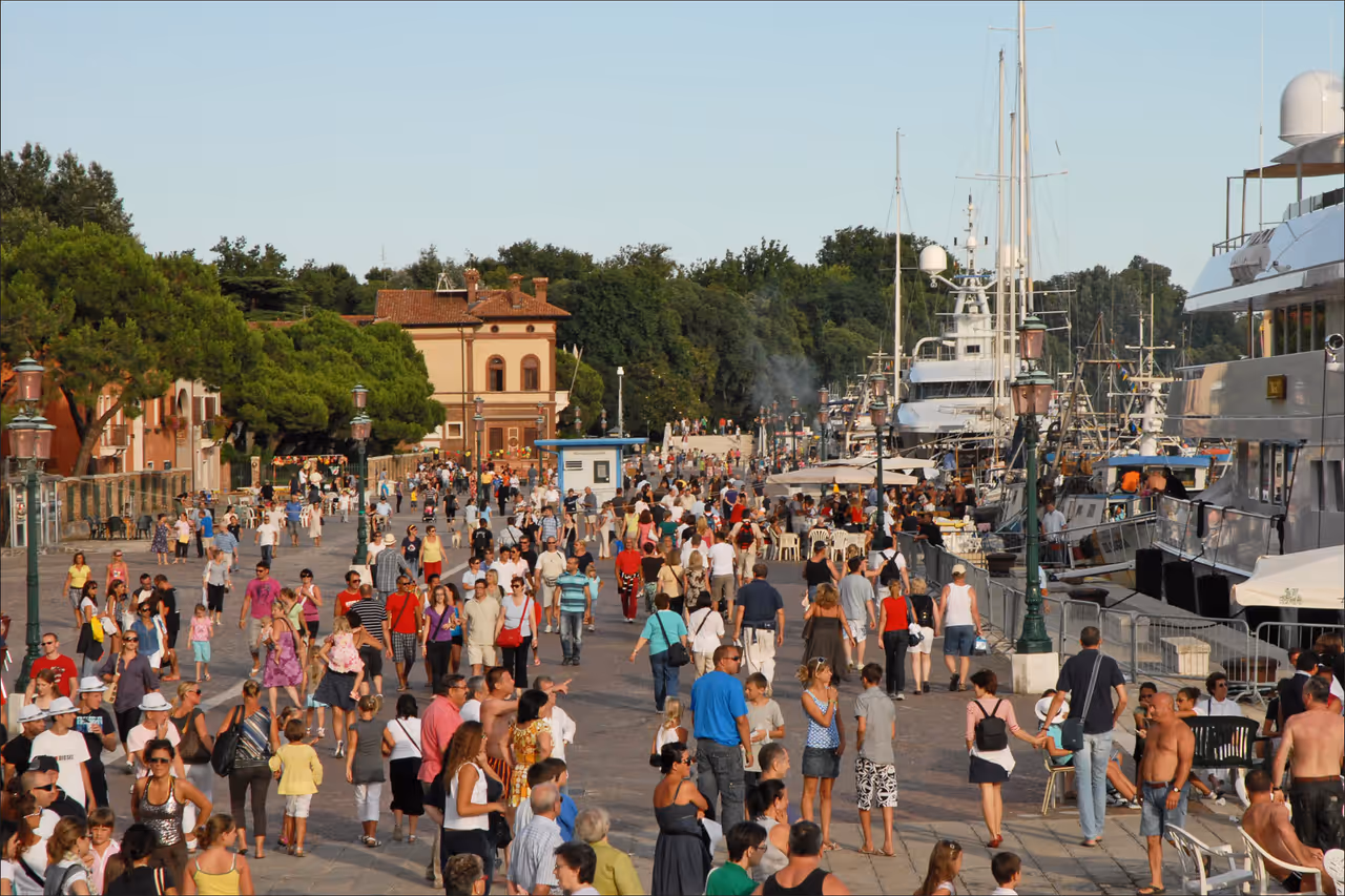 Feast of the redeemer festival in Venice