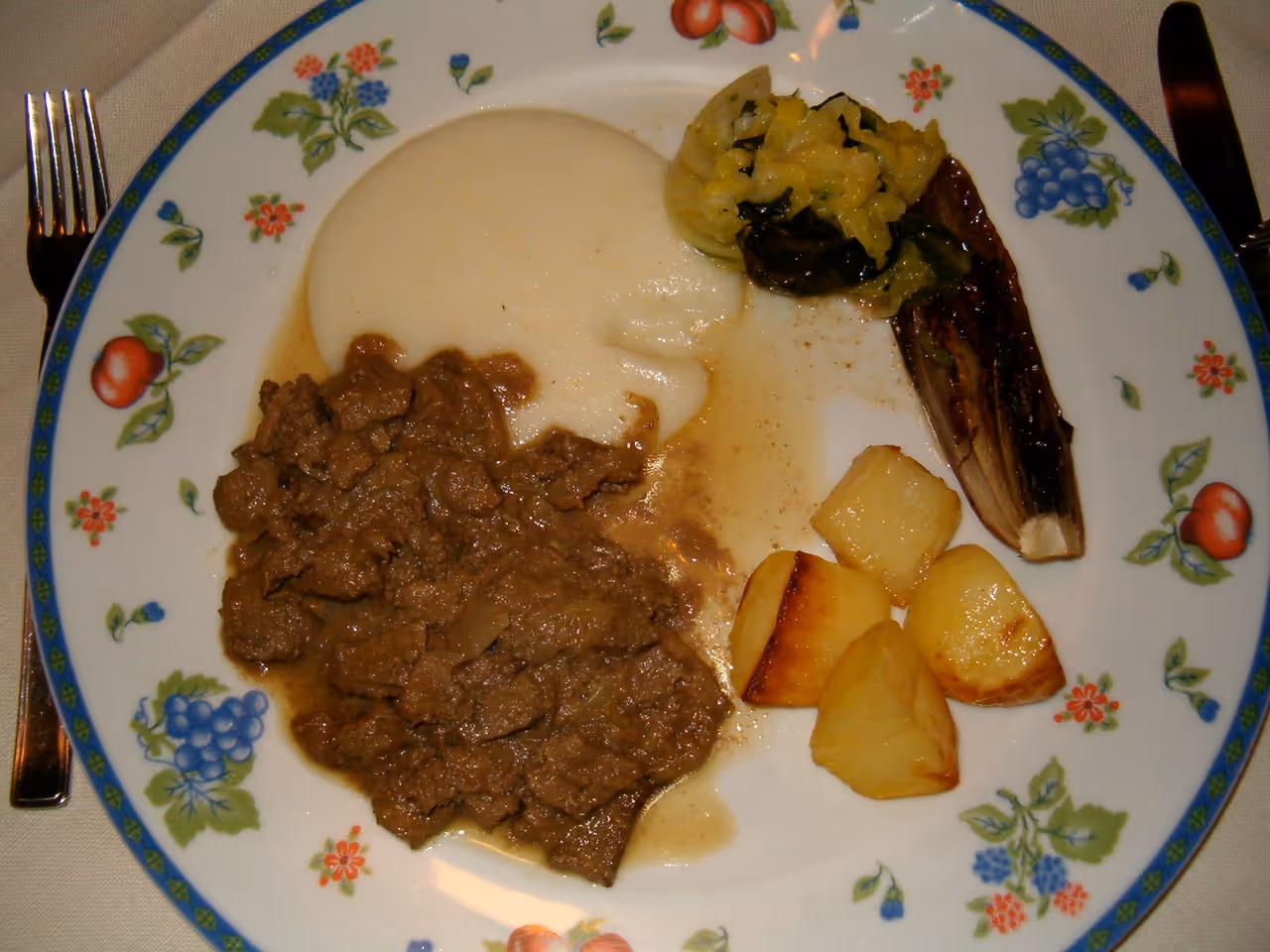 Venetian liver and onions food in Venice