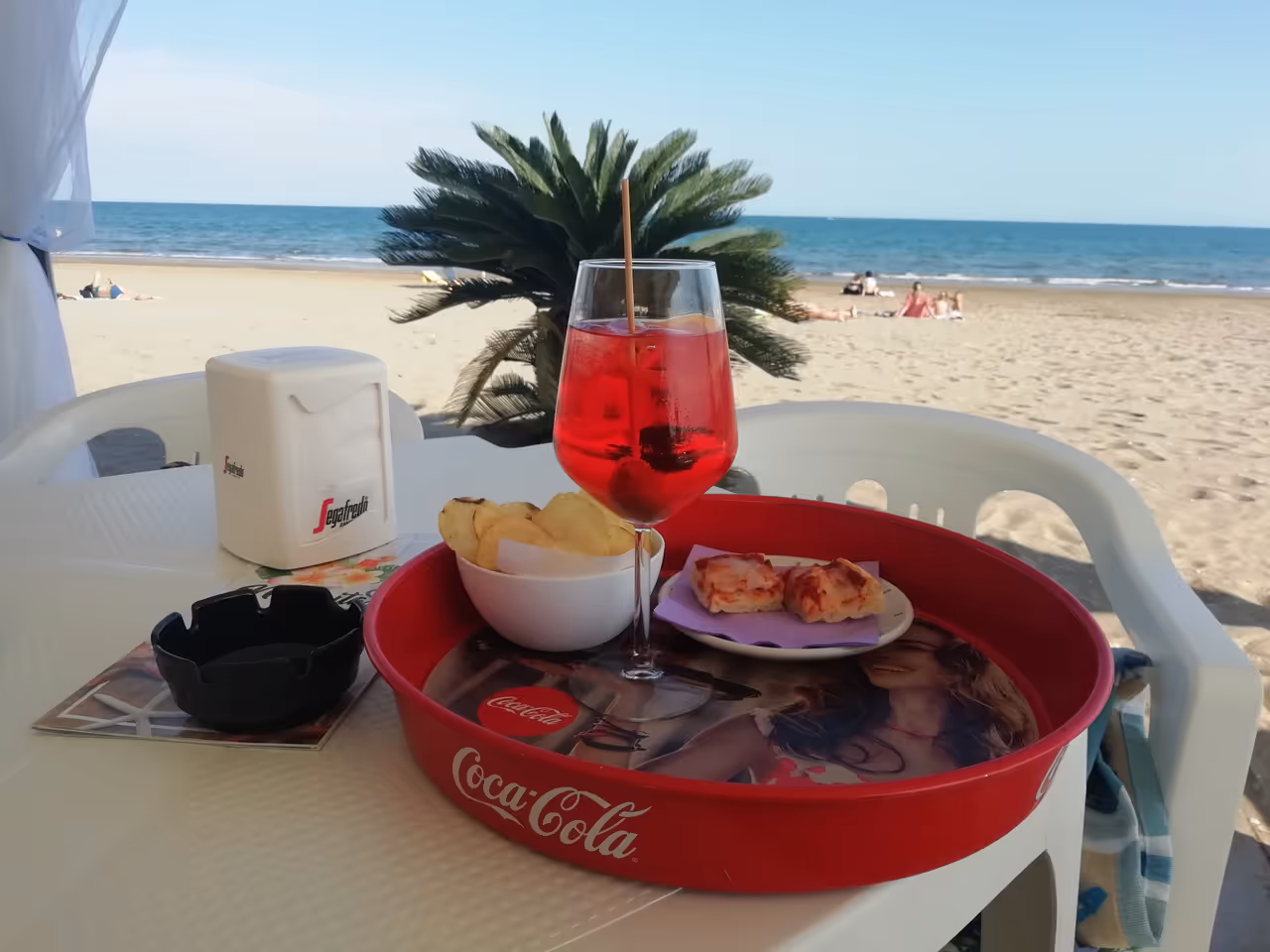 Venetian spritz food in Venice