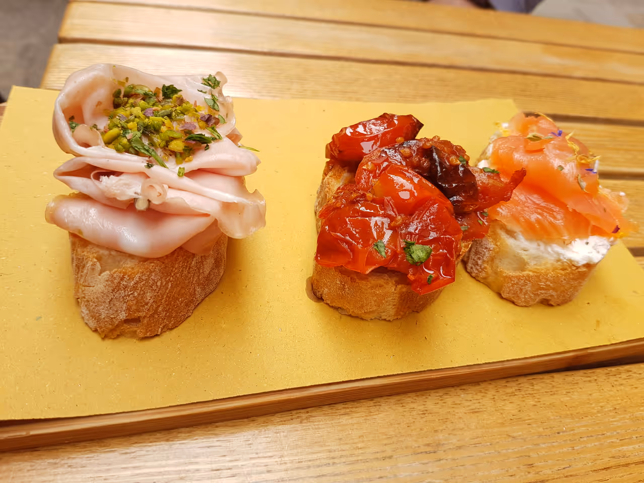 Venetian tapas food in Venice