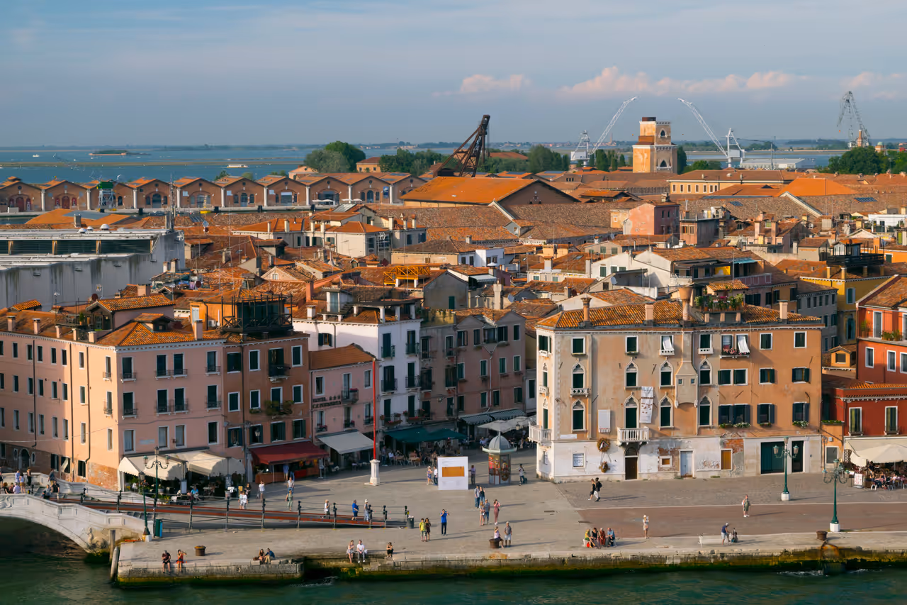 Garibaldi street nightlife spot in Venice