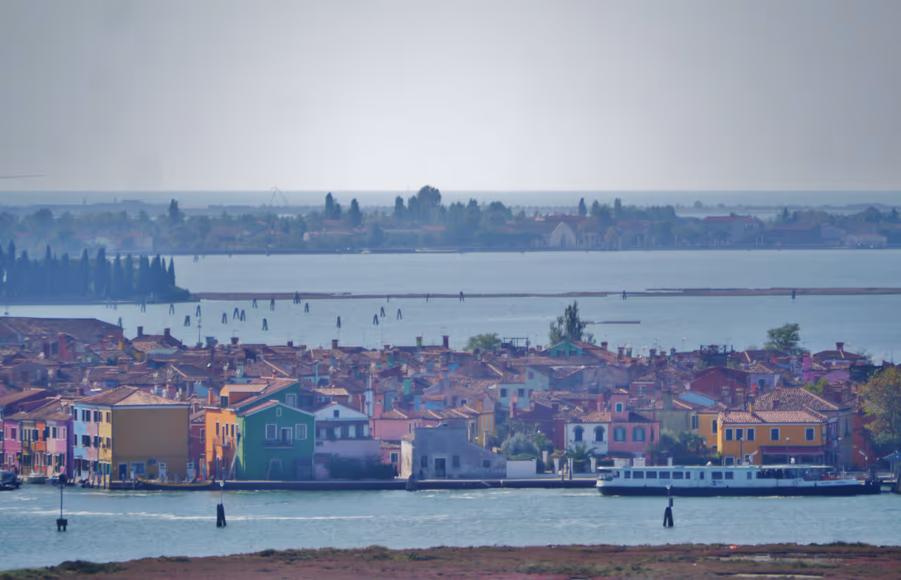 Burano colourful houses in Venice