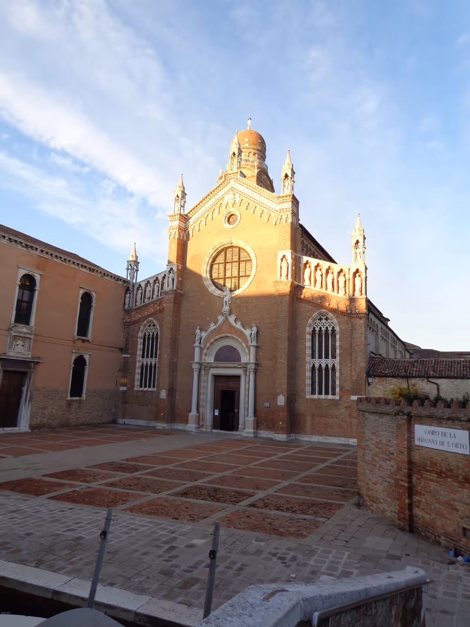 Madonna dell'orto facade in Venice