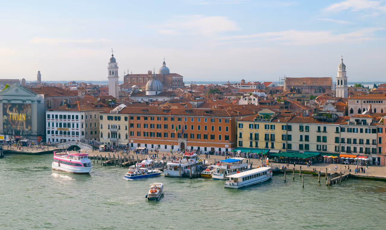 Schiavoni waterfront in Venice