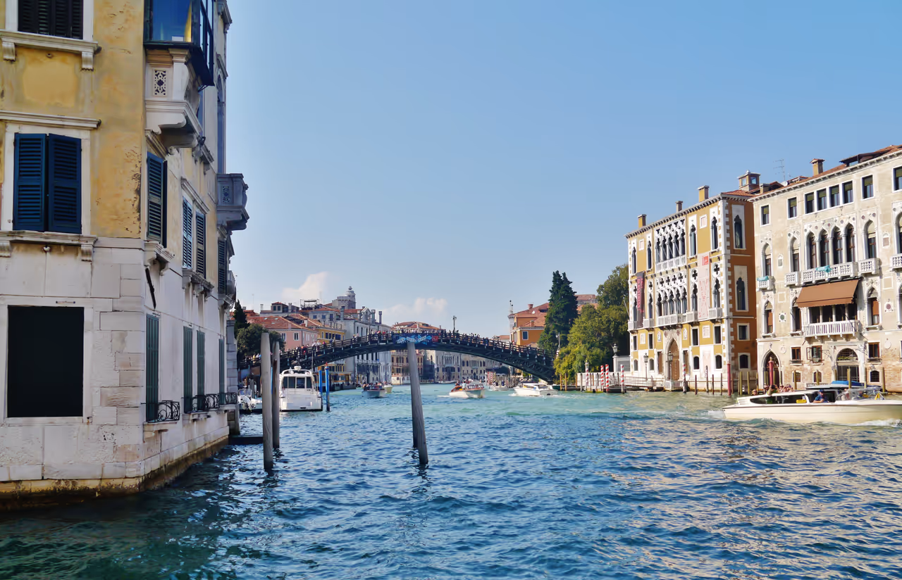 Accademia bridge in Venice